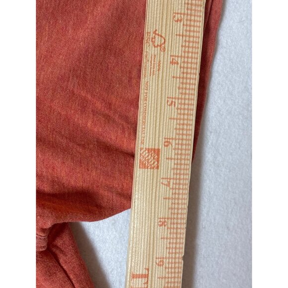 Orvis Mens Large Polo Shirt Rust Heather Cotton Blend Casual - Picture 7 of 10